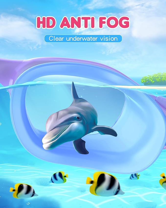 Kids Swim Goggles,Swimming Goggles for Kids 6-14, Anti-Fog UV Protection Pool Glasses for Boys Girls