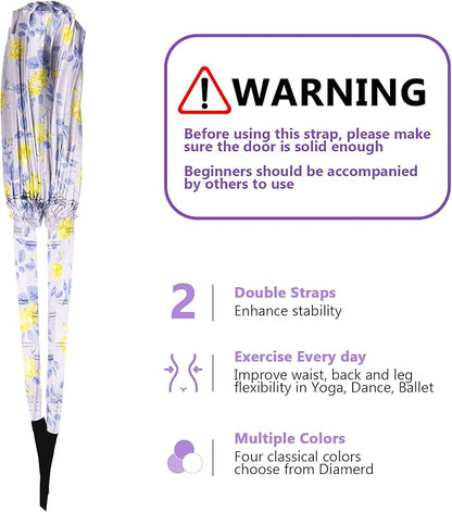 JOFREY Leg Stretcher Strap, Stretching Equipment with Door Anchor Flexibility Trainer Backbend Assist for Dance Aerial Yoga Ballet Leg Stretching Exercise…