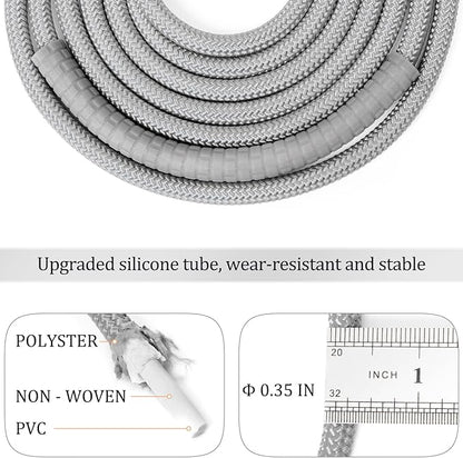 1LB Weighted Jump Ropes for fitness Women Men, Tangle-Free Ball Bearing Rapid Speed Skipping Jump Rope with Adjustable 9mm Cotton & PVC Cord, Aluminum Handles for MMA, Boxing, CrossFit, Weight-loss Workouts