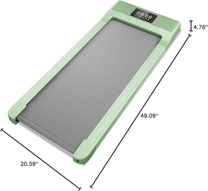 SupeRun Walking Pad, Under Desk Treadmill, 3 in 1 Portable Treadmill with Remote Control LED Display, 2.5 HP Quiet Walking Jogging Machine for Office Home Use, 300 Lbs Capacity