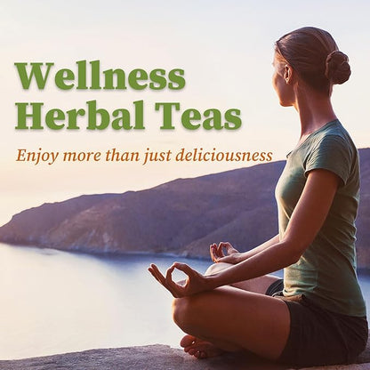 FullChea - Lemon Balm Tea Bag, 40 Teabags, 1.5g/bag - Premium Lemon Balm Herb - Melissa Officinalis - Non-GMO - Caffeine-free - Promotes Relaxation & Support Digestion, 40.0 Count