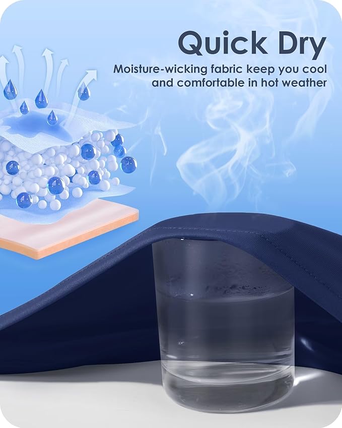 Boladeci Men's Swim Shirt Short Sleeve UPF 50+ Sun Protection SPF UV Moisture Wicking Lightweight Quick Dry Rash Guard