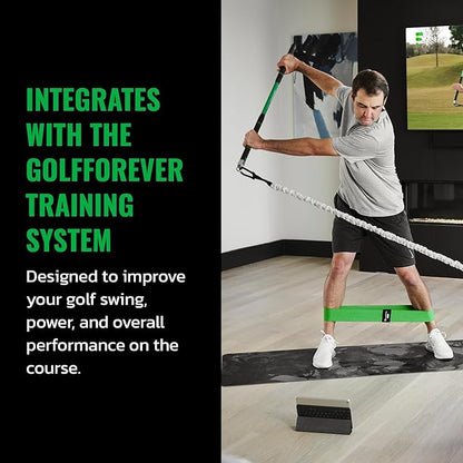 GolfForever Mini Bands Proven by Golfer Scottie Scheffler | Golf Training Premium Fitness Bands | Premium Golf Training Aid to Improve Strength Flexibility & Swing Posture | 3 Resistance Levels | 3pcs