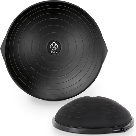 Bosu Pro Multi Functional Home Gym Full Body Balance Strength Trainer Ball Equipment with Guided Workouts and Pump