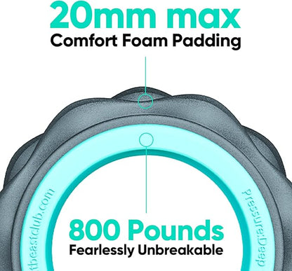 FitBeast Back Roller, Back Wheel Foam Roller - Targeted Muscle Roller for Deep Tissue Massage, Back Stretcher