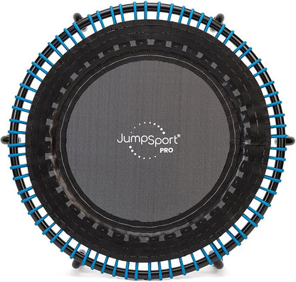 JumpSport 350 PRO Indoor Heavy Duty Fitness Trampoline, 39-inch | 36 Premium EnduroLast 4 Elastic Cords | Customized Bounce with 7 Settings | 300 lb Wt. Rating | 60-Day Free Trial to 350+ Videos