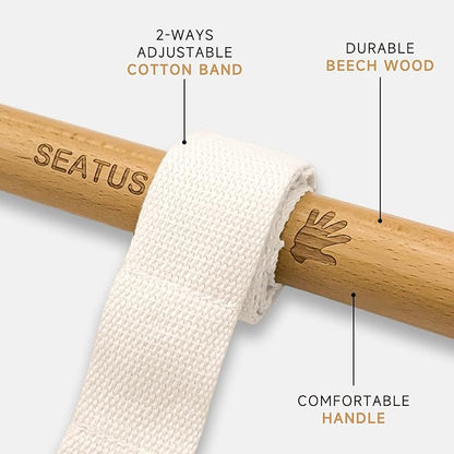 Innovative Muscle Stretching Device, Adjustable Length Hamstring Stretcher Redefines Flexibility, Pain Relief and Wellbeing for Your Entire Body Easily Perform Yoga and Stretching at Home!