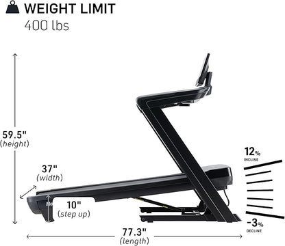 NordicTrack Commercial Series: Premium Foldable Treadmills, Incline & Decline, iFIT Membership Required to Access iFIT Content & Features