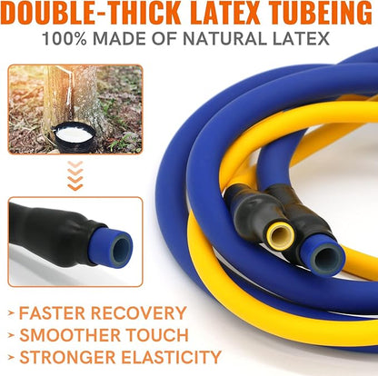 Aihoye Resistance Bands for Working Out, Exercise Bands with Handles, Stretch Bands for Exercise, Workout Bands with Door Anchors for Physical Therapy & Strength Training