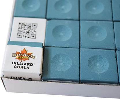 HAN'S DELTA 12-Pieces Pack Billiard Pool Cue Chalk