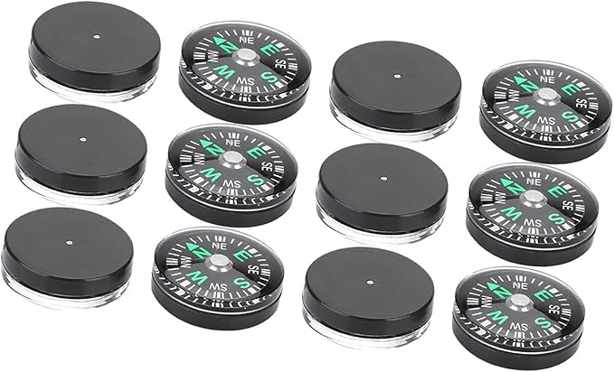 12 PCS 20mm Plastic Compass