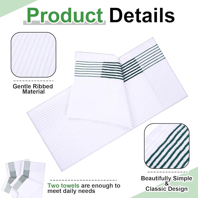 Mixweer Caddy Golf Towel 22" x 42" Large Caddy Towel Camping Sport Towels Cotton Soft Towels for Man Golf Lovers