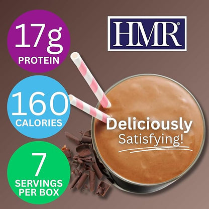 HMR 800 Shake Meal Replacement Mix | Chocolate Shake Powder to Support Healthy Weight Loss | 17g of Protein | Easy to Make | Low Calorie Food | 7 Servings