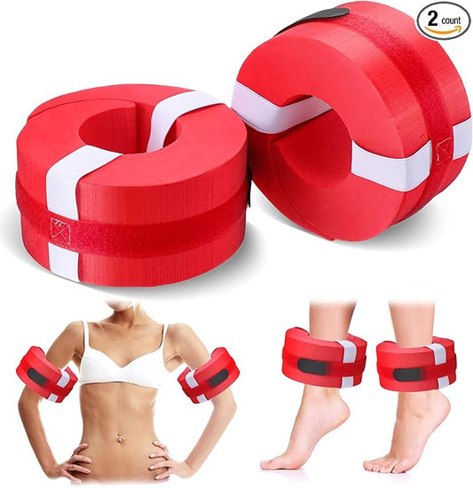 2 Pcs Foam Swim Aquatic Cuffs Equipment Water