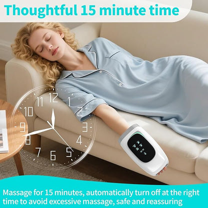 Hand Massager, Cordless Hand Massager with Heat and Compression for Arthritis and Carpal Tunnel, 3 Modes, 5 Intensity Levels, 15-Minute Timer