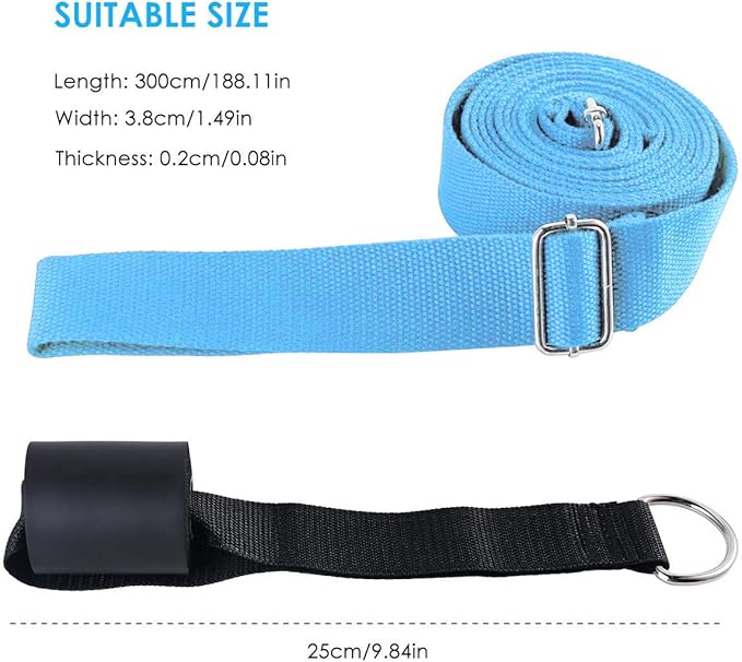 Leg Stretcher, Door Flexibility & Stretching Leg Strap - Great for Ballet Cheer Dance Gymnastics or Any Sport Leg Stretcher Door Flexibility Trainer Premium Stretching Equipment