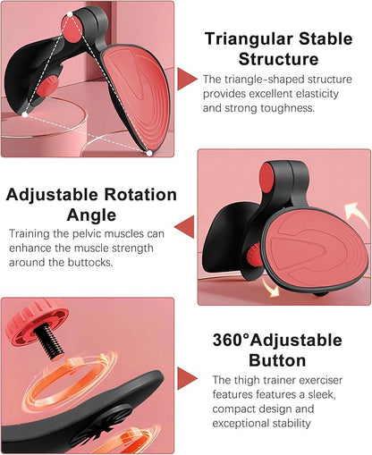 Hip Trainer Kegel Exerciser, Pelvic Floor Trainer, Kegel Trainer for Postpartum Rehabilitation, Trimmer Inner Thigh, Thigh Toner Workout