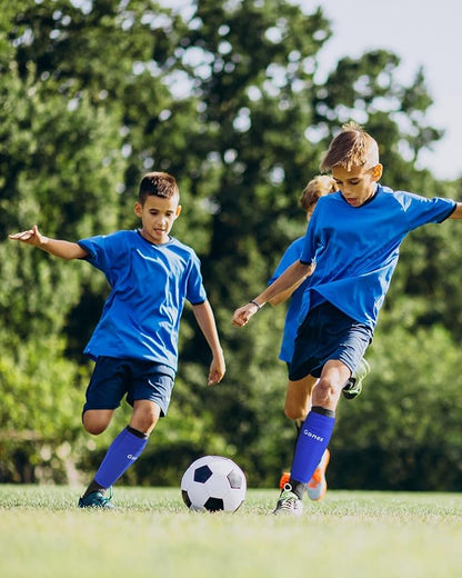 Gonex Soccer Shin Guards for Kids Adult, Youth Boys Girls Shin Guards Slip in Soccer Shin Pad Sleeves Canilleras for Football Games, EVA Cushion Protection Reduce Shocks & Injuries