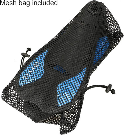 FYJS Short Swim Fins with Comfortable Full Foot Pocket Travel-Size for Snorkeling and Scuba Diving