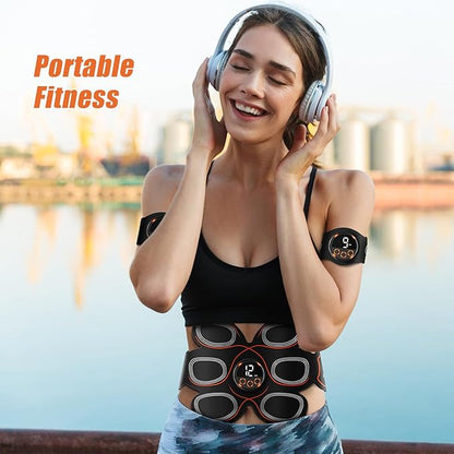 Fitness Belt, Powered Muscle Stimulator for Muscle Conditioning