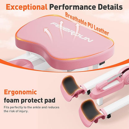 FEIERDUN 2025 Updated Leg Stretcher, Leg Stretcher Machine for Flexibility and Relieving Hip Tightness, Heavy Duty Split Machine Stretcher for Home Gym Split Machine Training Fitness