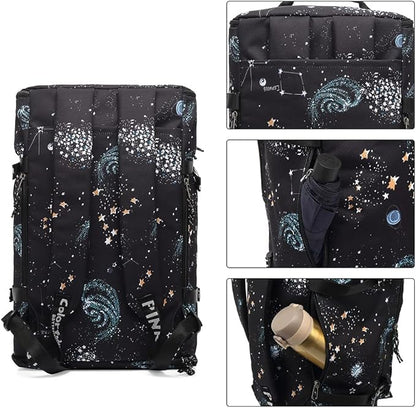 Kalesi Cool Gym Duffle Bag Backpack 4-Way Waterproof with Shoes Compartment for travel Sport Hiking laptop Lightweight