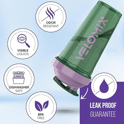 '-2 Pack- 28 oz Protein Shaker Bottles for Protein Mixes - 2x Wire Whisk | Leak Proof Shaker Cups for Protein Shakes | Protein Shaker Bottle Pack (Flower Set)