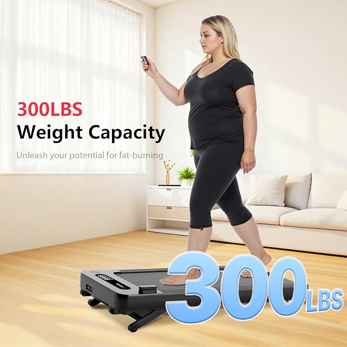 Yesoul Walking Pad Treadmill with 10% Auto Incline, Under Desk Treadmill for Home Walking, Hiking & Running, 300lbs Capacity, Smart App Scenic Routes & Live Classes, Remote & LED Display