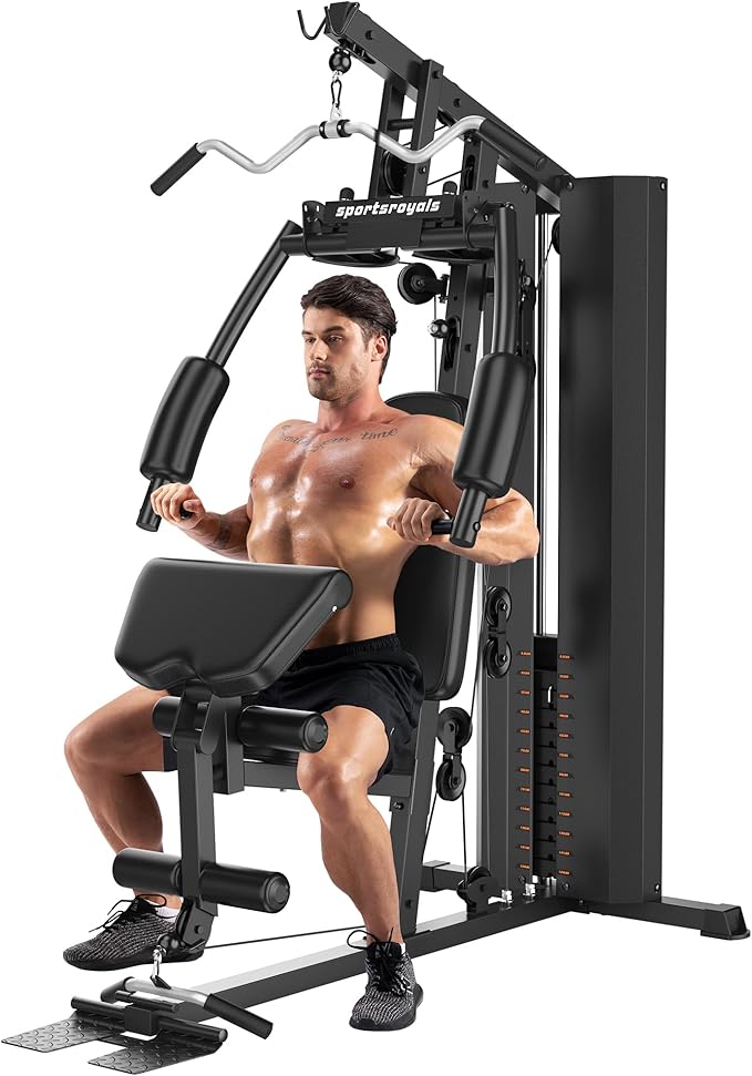 Home Gym, Multifunctional Home Gym Equipment, Workout Station 154LBS Weight