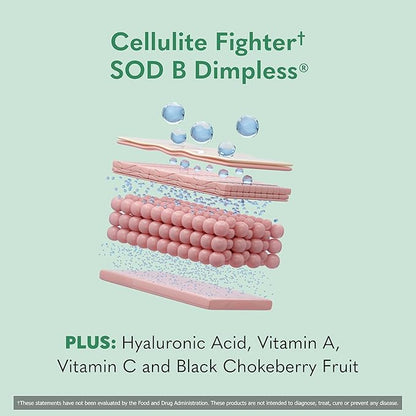 Garden of Life Skin Smooth Sustained Release Duo Caps, Best Skincare Supplement for Smooth, Radiant Skin with Hyaluronic Acid, Vitamins A & C, and SOD B Dimpless, Gluten-Free, 30 Plant-Based Capsules