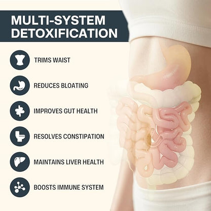 Gut Cleanse Detox for Women, Colon Cleanse & Gentle Herbal Supplements for Men, Powered with Senna Leaves, Plum, Chrysanthemum, Acacia Gum & Aloe Vera–40 Capsules (A01)