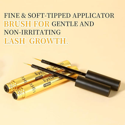 Eyelash Growth Serum for Thicker, Longer, Natural Lashes without Prostaglandin – Grow Luscious, Natural Lashes with Advanced Enhancer | Vegan & Cruelty-Free Treatment