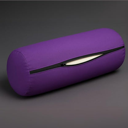 Yogikuti Iyengar Yoga Bolster for Restorative Yoga and Meditation – Lightweight Cotton Support Pillow with Handle for Easy Carry, Versatile for Pose Modification, Balance, Back Relief, and Relaxation