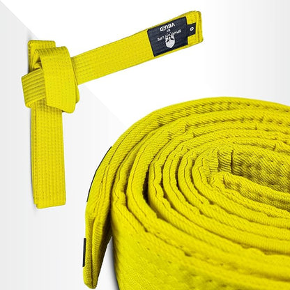 Karate Belt, All-Purpose Martial Arts Belt, Judo, Taekwondo Belt, Durable MMA Color Rank TKD Belt Size 0-6.