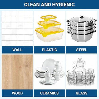 10 Pcs New Upgrade 3-Layer Non Scratch Wire Dishcloth,Wire Dishwashing Rag, Non-Scratch Wire Dishwashing Rags for Wet and Dry, Kitchen Cleaning Dish Rags for Cookware,Sinks, Dishes,Stove