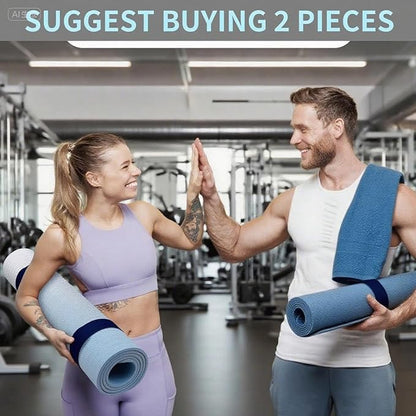 25" Yoga Mat Strap | Slap Band Holder for Carrying and Storage Mats | Rolled Scrunchie Yoga Essential Accessory