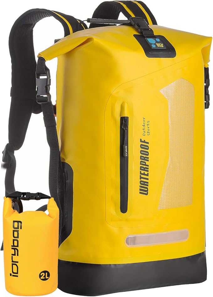 IDRYBAG Waterproof Backpack for Men 20L/30L/40L, Floating Dry Bag Kayak, Dry Backpack Hiking
