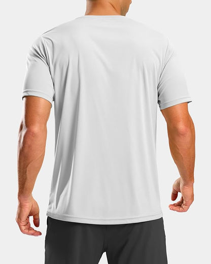 G Gradual Men's Workout Shirts Quick Dry Athletic Running T-Shirts Lightweight Moisture Wicking Short Sleeve Sports Gym Tops