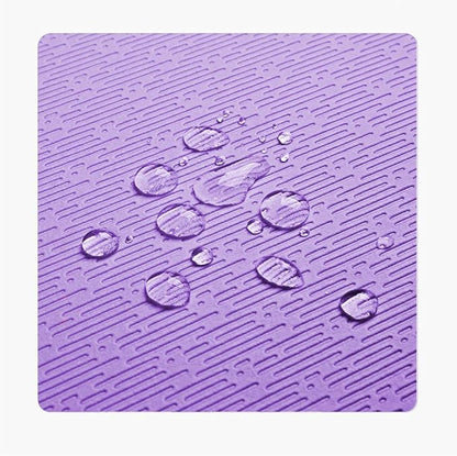 Hatha Yoga Extra Thick TPE Yoga Mat - 72"x 32" Thickness 1/2 Inch -Eco Friendly SGS Certified - With High Density Anti-Tear Exercise Bolster For Home Gym Travel & Floor Outside