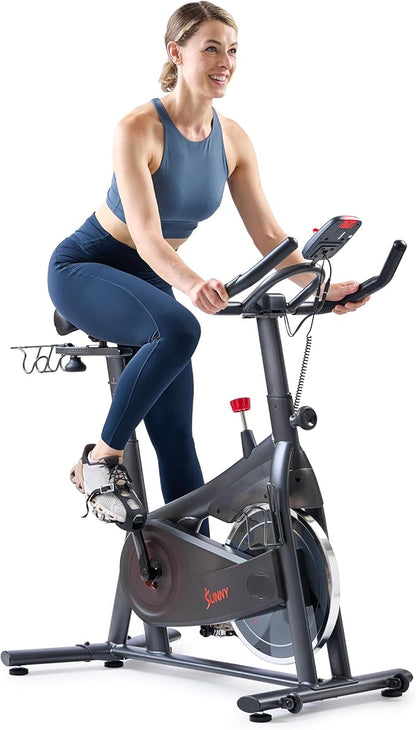Sunny Health & Fitness ACTIVE Series Smart Exercise Bike with SunnyFit App Connection