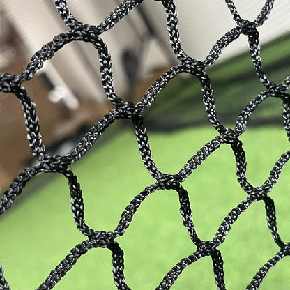 Golf Cage Practice Hitting Net,10x7ft Heavy Steel Frame with 2 Net Side Barriers,for Backyard Driving Chipping Swing Training, Home Range for Indoor& Outdoor.
