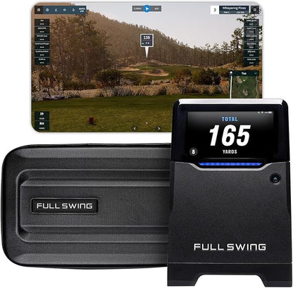 Full Swing KIT Golf Launch Monitor and Simulator GSPro Software with GPS Course Overview