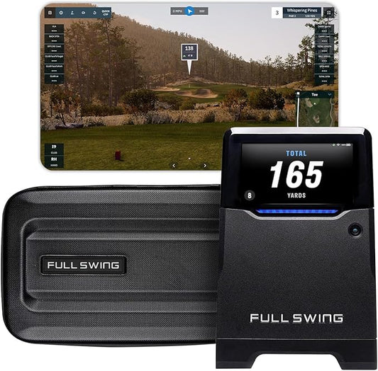 Full Swing KIT Golf Launch Monitor and Simulator GSPro Software with GPS Course Overview