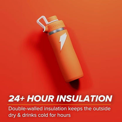 Gatorade 'Overtime' 22oz Stainless Steel Water Bottle, Twist Cap, Blue