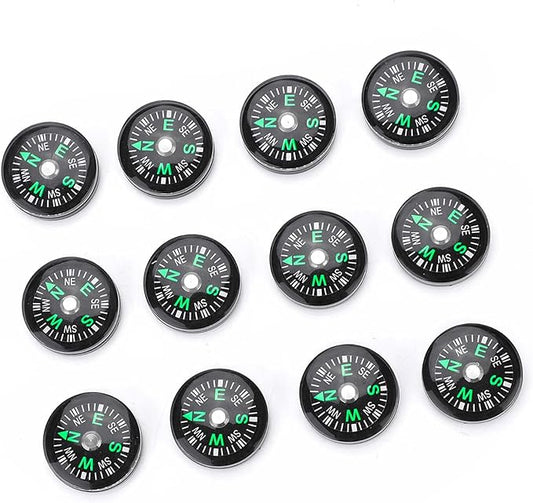 12 PCS 20mm Plastic Compass