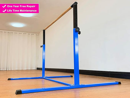 4FT/5FT Gymnastic Bar Set Gymnastics Horizontal Bar Gymnastics Kip Bar for Kids Home Use