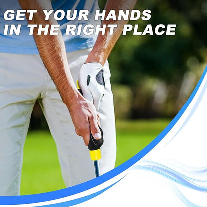 Golf Grip Trainer, Golf Club Grip, Golf Grip Training Aid, Helps Improve and Train Correct Hand Position (Right Hand )