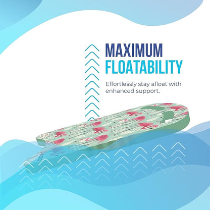 Junior Kickboard Buoy for Youth Children & Toddlers Swimming Aid & Exercise Training Board for Kids to Learn to Swim with Kick Boards in Pool BPA Free