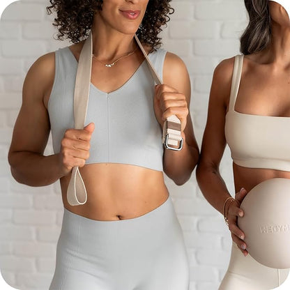 Fitness Yoga Strap, Soft Cotton Workouts Unisex Yoga Straps, Stretch Bands for Exercise and Flexibility, Yoga Belt for Fitness, Yoga, Pilates