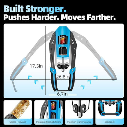 EAST MOUNT Twister Arm Exerciser - Adjustable 22-440lbs Hydraulic Power, Home Chest Expander, Shoulder Muscle Training Fitness Equipment, Arm Enhanced Exercise Strengthener